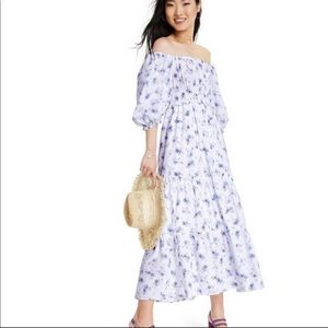 LoveShackFancy x Target puff sleeve floral maxi
